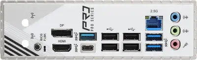 Материнская плата Asrock A620AM Pro RS Socket AM5 AMD A620A 4xDDR5 mATX AC`97 8ch(7.1) 2.5Gg RAID+HDMI+DP