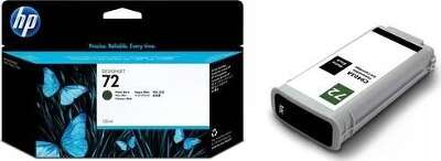 Картридж струйный G&G, аналог HP C9403A/№72 матовый черный 130ml