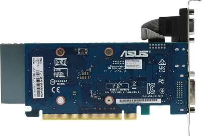 Видеокарта ASUS NVIDIA nVidia GeForce GT 730 GT730-SL-2GD3-BRK-EVO 2Gb DDR3 PCI-E VGA, DVI, HDMI