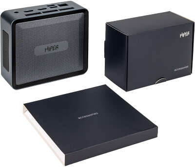 Компьютер Неттоп Hiper ED20 i5 12400P 1.7 ГГц/8/256 SSD/WF/BT/без ОС,тёмно-серый