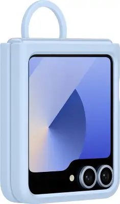 Чехол (клип-кейс) Samsung для Samsung Galaxy Z Flip6 Silicone Case Flip 6 (F741) голубой (EF-PF741TLEGRU)