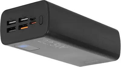 Мобильный аккумулятор Digma DGPF30A 30000mAh QC3.0/PD3.0 22.5W 3A 4xUSB-A/USB-C черный (DGPF30A22ABK)
