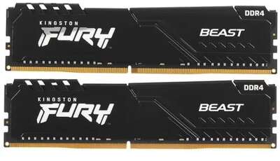 Kingston DDR4 DIMM 32GB Kit 2x16Gb KF432C16BB1K2/32 PC4-25600, 3200MHz, CL16