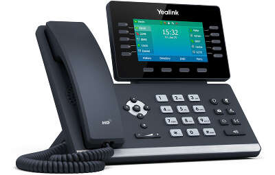 SIP-T54W, 16 аккаунтов, Bluetooth,WiFi, USB, GigE, цветной экран, без БП