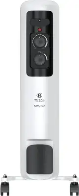 Радиатор масляный Royal Clima GUARDA ROR-GU11-2500M 2500Вт белый/серый