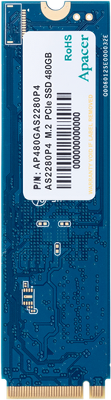 твердотельный накопитель Apacer SSD AS2280P4 256Gb M.2 2280 PCIe Gen3x4, R2100/W1300 Mb/s, 3D TLC, MTBF 1.5M, NVMe 1.3, 200TBW, Retail, 3 years (AP256GAS2280P4-1)