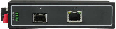 Медиаконвертер/ OSNOVO Промышленный компактный медиаконвертер GE, 1 x GE (10/100/1000Base-T), 1 x GE SFP (1000Base-X)