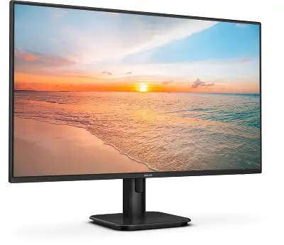 Монитор Philips 27" E Line 27E1N1100A черный IPS LED 16:9 HDMI M/M матовая 1300:1 250cd 178гр/178гр 1920x1080 100Hz FreeSync VGA FHD 4кг