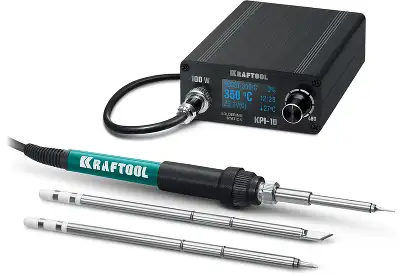 Паяльная станция Kraftool KPI-10 электрич. 100Вт макс.t=480 (55343)