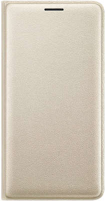 Чехол-книжка Samsung для Samsung Galaxy J3 Flip Wallet, золотой (EF-WJ320PFEGRU)