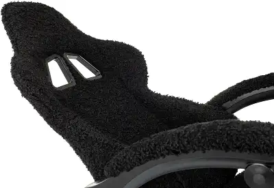 Кресло игровое Knight Lord/F черный экомех крестов. пластик подст.для ног