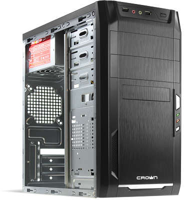 Корпус MiditowerATX Crown CMC-400 Black, 450W USB