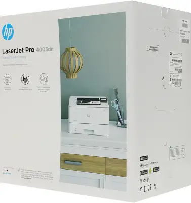 Принтер лазерный HP LaserJet Pro 4003dn (2Z609A) A4 Duplex Net белый