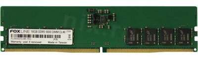 Foxline DIMM 16GB 5600 DDR5 CL46 FL5600D5U46-16G