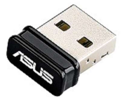 ASUS USB-N10 Беспроводной USB 2.0 адаптер N150, Wi-Fi 4 (n)