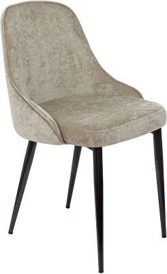 Стул для дома Бюрократ KF-5 песочный Light 21 металл черный на ножках (KF-5/LT21)