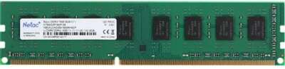 Память DIMM DDR3 8Gb PC12800 1600MHz CL11 Netac 1.5V (NTBSD3P16SP-08)