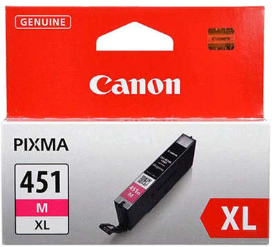 Картридж Canon CLI-451XL M (пурпурный, повышенной ёмкости)