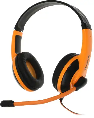 Гарнитура GAMING WARHEAD G-120 BLACK/ORANGE 64099 DEFENDER