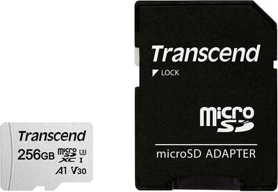 Карта памяти 256 Гб Micro SDXC Transcend Ultimate Class 10 UHS-I U3 V30 A1 [TS256GUSD300S-A]