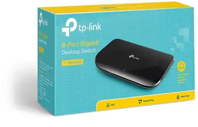 Коммутатор TP-Link TL-SG1008D (L2) 8x1Гбит/с неуправляемый