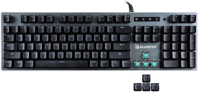 Клавиатура A4Tech Bloody B765 механическая серый USB for gamer LED (B765 GREY/NEON (GREEN SWITCH))