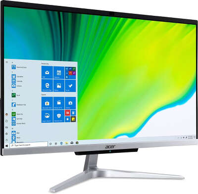 Моноблок Acer Aspire C22-963 21.5" FHD i3 1005G1/4/1000/WF/BT/Cam/Kb+Mouse/Endless OS,серебристый