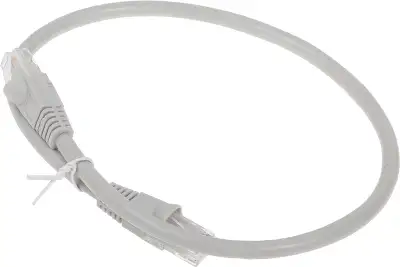 Патч-корд Buro UTP-6-0,5M-G UTP 4 пары cat.6 CCA molded 0.5м серый RJ-45 (m)-RJ-45 (m)