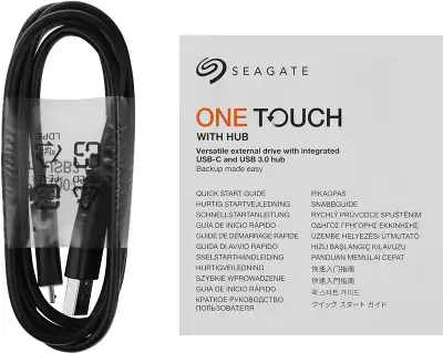 Жесткий диск Seagate USB 3.0 6Tb STLC6000400 One Touch 3.5" черный USB 3.0 type C