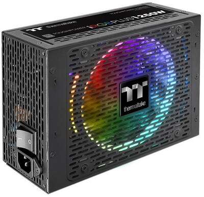 Блок питания Thermaltake Toughpower iRGB PLUS 1250W Titanium /1250W/Fully Modular/Riing Duo/Full Range/Digital/80 Plus Titanium/EU/106% JP CAP/All Flat Cables