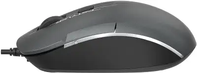 Мышь A4Tech Fstyler FM26 серый/черный оптическая 1600dpi USB для ноутбука 4but (FM26 USB (SMOKY GREY))