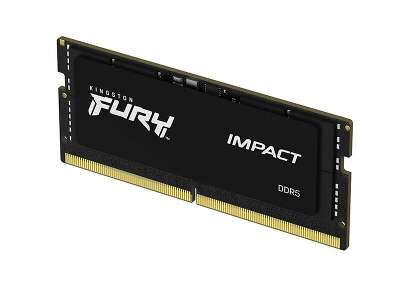 Модуль памяти DDR5 SODIMM 16Gb DDR4800 Kingston FURY Impact Black (KF548S38IB-16)