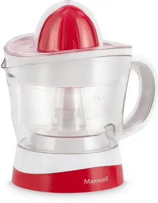 Соковыжималка цитрусовая Maxwell MW-1109 25Вт рез.сок.:700мл. белый/красный