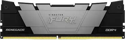 Память DDR4 2x32GB 3200MHz Kingston KF432C16RB2K2/64 Fury Renegade Black RTL Gaming PC4-25600 CL16 DIMM 288-pin 1.35В dual rank с радиатором Ret
