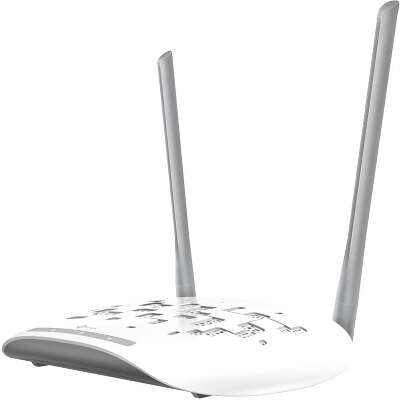 Точка доступа TP-LINK TL-WA801N, LAN: 1x100 Мбит/с, 802.11b/g/n, 2.4 ГГц, до 300 Мбит/с