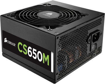 Блок питания 650W Corsair CS650M [CP-9020077-EU] модульный, 80+ Gold