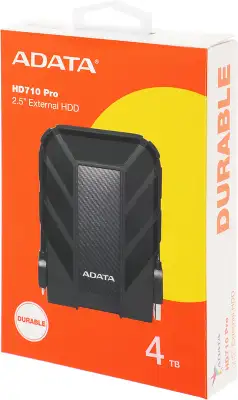 Жесткий диск A-Data USB 3.0 4TB AHD710P-4TU31-CBK HD710Pro DashDrive Durable 2.5" черный