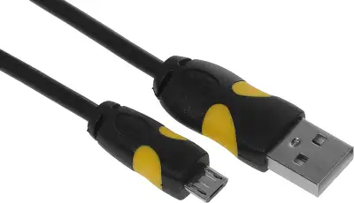 Кабель 2A Smooth Connector USB (m)-micro USB (m) 1м черный