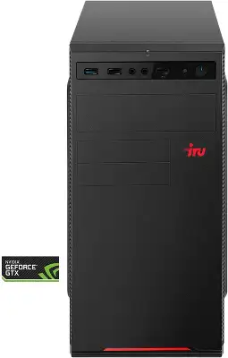 ПК IRU Home 310H6SE MT i3 12100 (3.3) 16Gb SSD1Tb UHDG 730 FreeDOS GbitEth 400W черный (1994647)