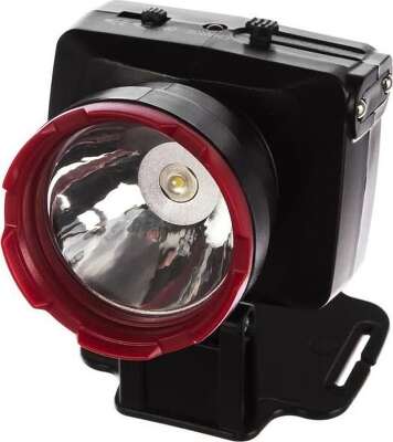 Фонарь налобный светодиодный аккумуляторный КОСМОС H1W, 2 режима, 1W LED, 500mah,  зарядка от сети