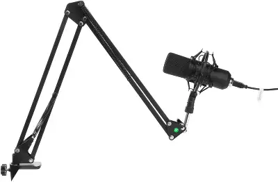 Микрофон проводной Оклик SM-700G 2.5м черный