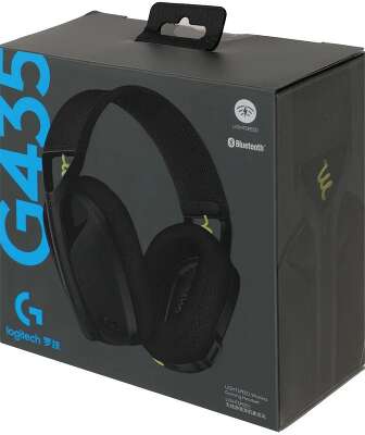 Гарнитура игровая беспроводная Logitech G435 Lightspeed black (981-001052)