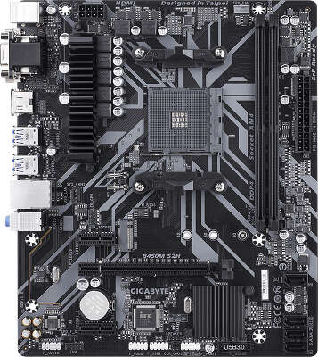 Мат. плата GIGABYTE B450M S2H microATX LGAAM4