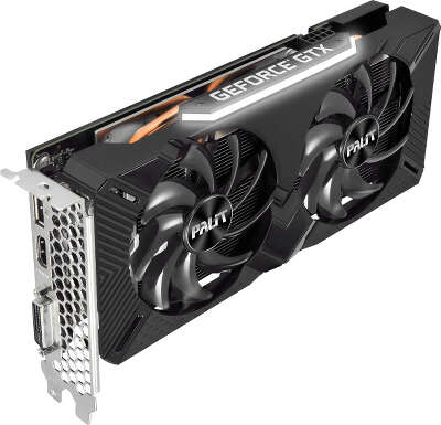 Видеокарта Palit nVidia GeForce GTX1660 SUPER GP G6 6Gb GDDR6 PCI-E DVI, HDMI, DP