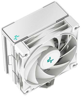 Вентилятор Deepcool AK400 WH (White, Height 155mm, 6mm x 4pcs, Fan 120mm, 500;1850RPM ±10%, < 29 dB(A), 4-pin PWM, TDP 220W, Al+Cu, Screw, Socket AMD AM5/AM4, Intel LGA1700/1200/115x) (R-AK400-WHNNMN-G-1) {18} (727422)