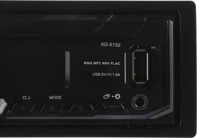 Автомагнитола JVC KD-X152M 1DIN 4x50Вт RDS