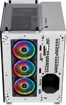 Корпус Corsair Crystal, белый, ATX, Без БП (CC-9011169-WW)
