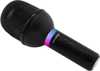 Микрофон беспроводной Hyundai H-MIC101 черный