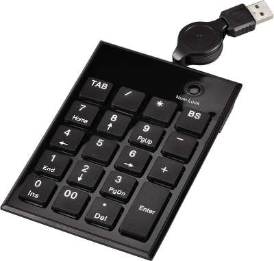 Числовой блок USB Hama H-50448, чёрный