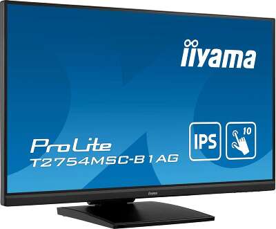 Монитор Iiyama 27" Touch T2754MSC-B1AG черный IPS LED 16:9 HDMI M/M HAS 300cd 178гр/178гр 1920x1080 60Hz VGA FHD USB Touch 6.6кг